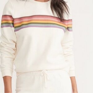 NWOT Marine Layer Anytime Sweatshirt - Antique White medium